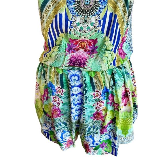 Camilla The Bahia Bliss Shoestring silk Playsuit sz M - Picture 9 of 14